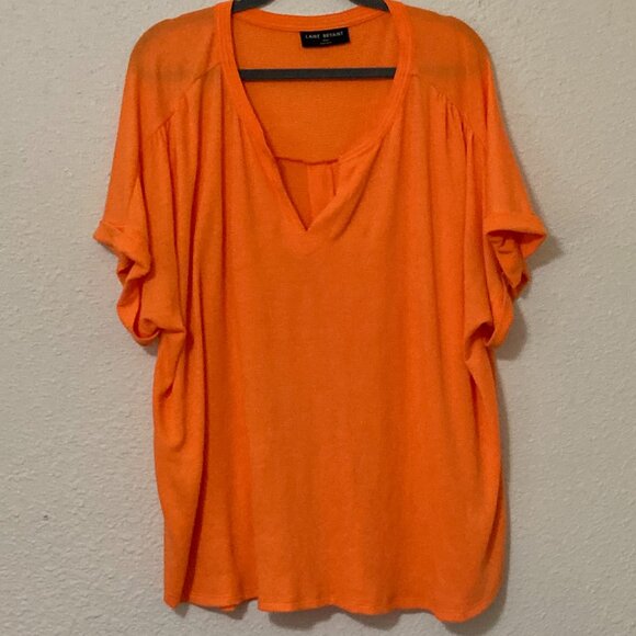 Lane Bryant 18/20 Burnt Orange Tunic Top 🧡 - Picture 1 of 6
